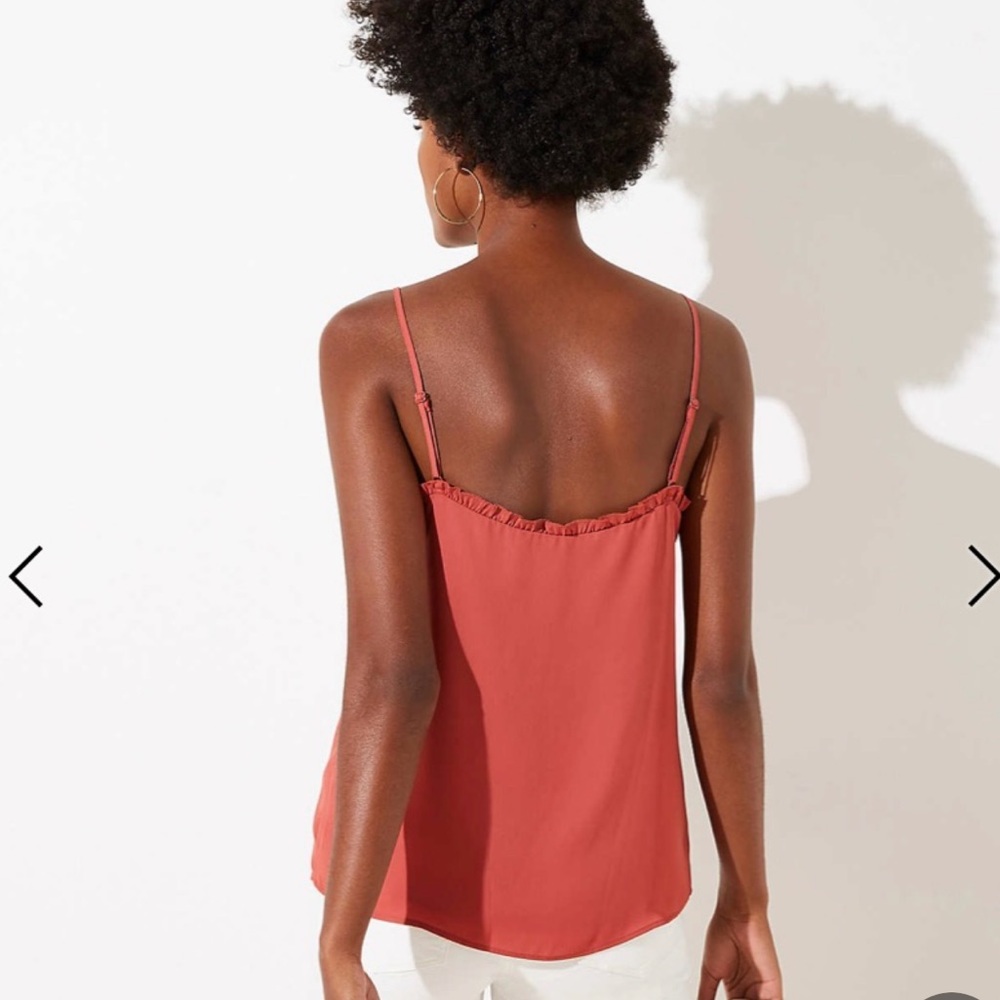 LOFT Ruffle Trim Cami - Picture 2 of 12